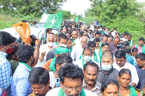 BJP leaders joining Amaravati padayatra, as Jagan govt drafts new capital Bills