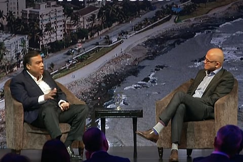 India will soon be in the top 3 economies of the world: Mukesh Ambani to Satya Nadella