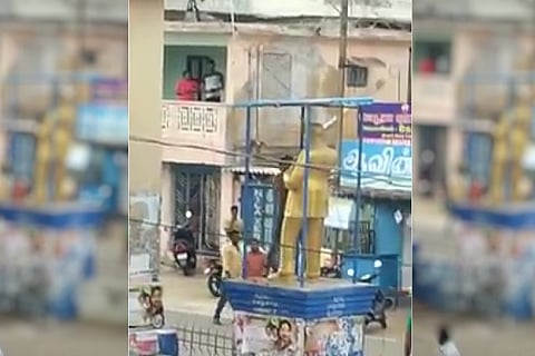 Did a group of Muslims vandalise Ambedkar statue in Wayanad: TNM Fact Check