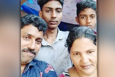 Kerala Couple Rajan and Ambili