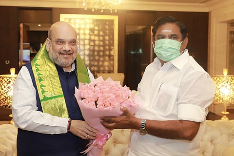 Amit Shah and Edappadi Palaniswami
