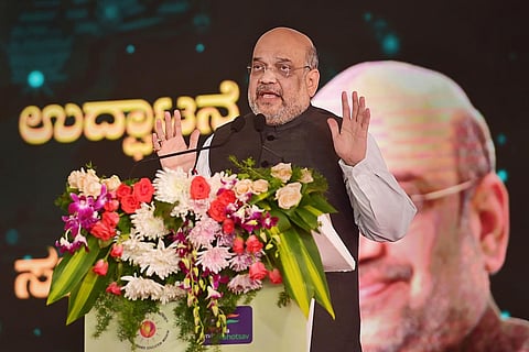 Amit Shah in Bengaluru