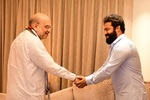 Amit Shah and Junior NTR meeting in Hyderabad