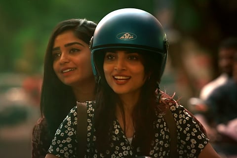 Actors Anagha and Gouri Kishan
