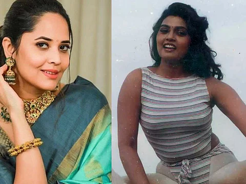 Anasuya Bharadwaj and Silk smitha