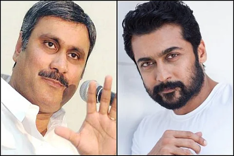 Ambumani Ramadoss and Suriya