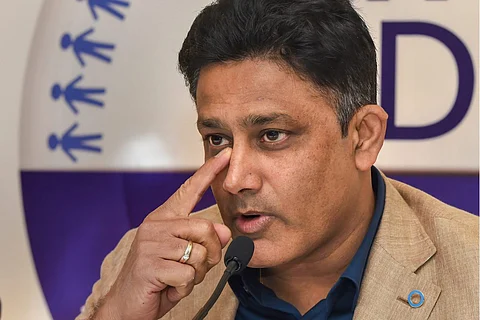 An image of former Indian cricketer Anil Kumble