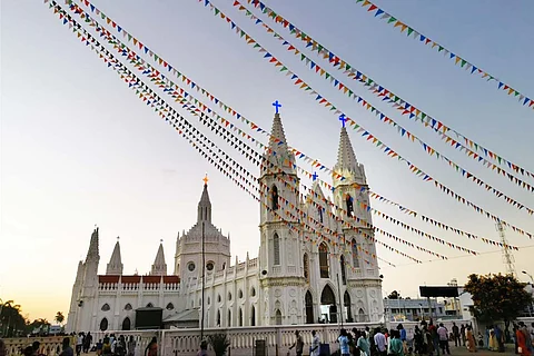 Annai Velankanni Shrine in Besant Nagar, Chennai