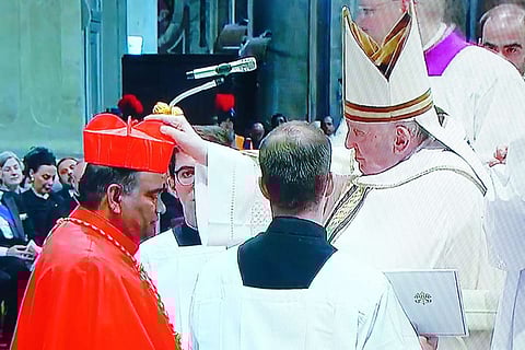 Hyderabad Archbishop Anthony Poola installed as Cardinal by Pope Francis