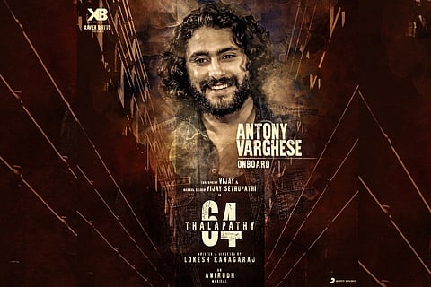 Malayalam actor Antony Varghese roped in for Vijay’s ‘Thalapathy 64’