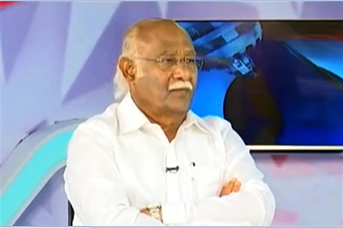 A file photo of Anwhar Raajhaa during an interview