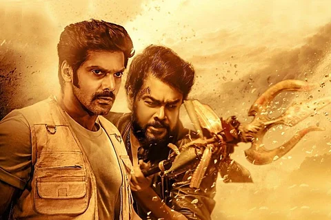 Poster of Aramanai 3 featuring Arya and Sundar C