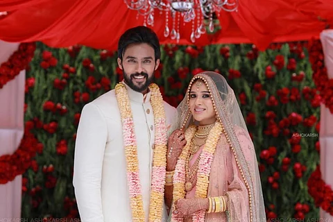 Actors Arav and Raahei