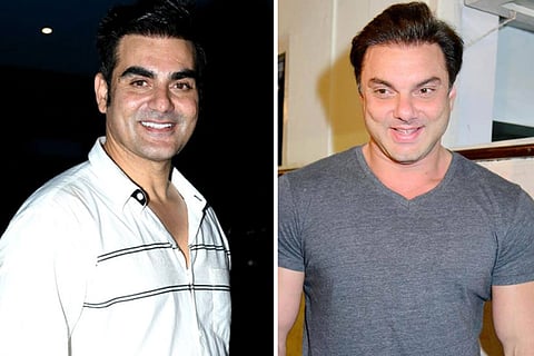 From left: Arbaaz Khan, Sohail Khan