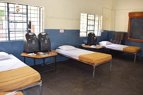 COVID Care Centre set up by Indian Army in Bengaluru