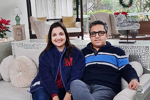 Ashneer Grover and Madhuri Jain Grover