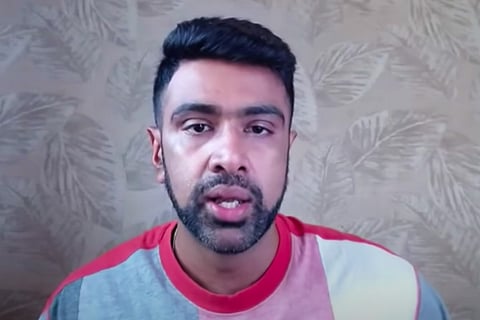 Screenshot of R Ashwin from the video