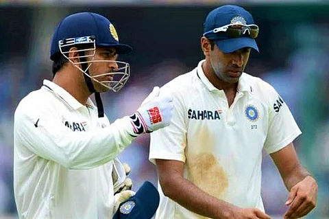 File photo of Dhoni and Ashwin