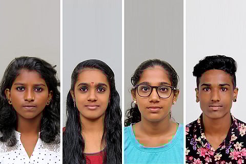 Aswathy, Pavithra, Ardra and Amal