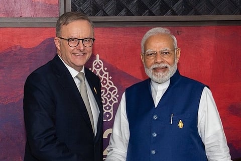 Australian Pm Anthony Albanese and India PM Narendra Modi