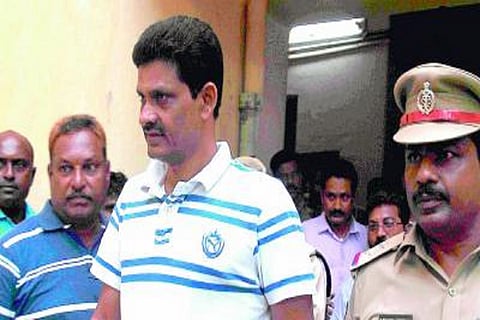 B Mohan Reddy was suspended from the police service in Karimnagar in 2015 after a crackdown by the Anti Corruption Bureau (ACB) following allegations of disproportionate assets against him.