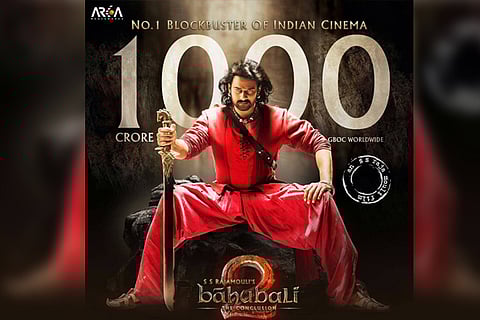 'Baahubali 2' smashes blockbuster records, hits historic Rs 1,000-cr mark