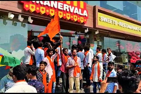 Bajrang Dal vandalises restaurant, mall in Hyderabad's IT hub on Valentine’s Day