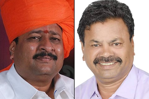 Basangouda Patil Yatnal and MP Renukacharya