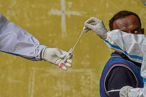 COVID-19 test representational image