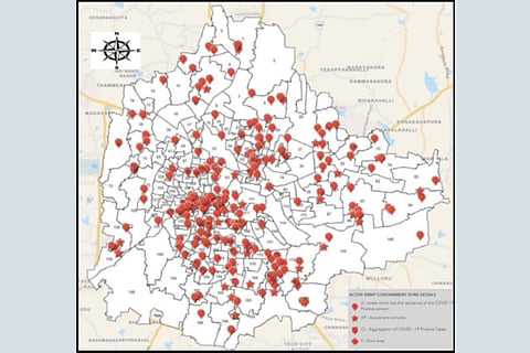 Containment zones in Bengaluru