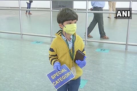 Stranded in Delhi for 2 months, 5-year-old flies to Bengaluru to meet mother