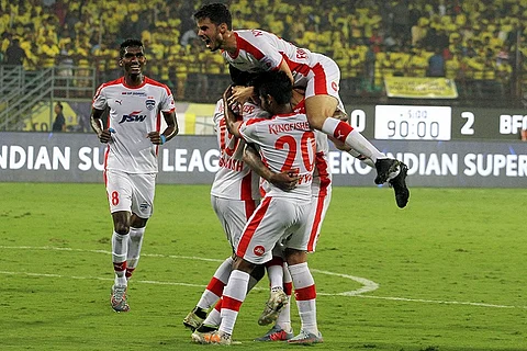 Miku brace sees Bengaluru return to winning ways, beat Blasters in away game