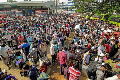 Migrant workers in Bengaluru