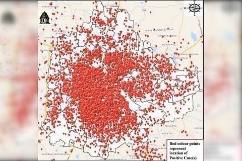 Bengaluru has 3,168 containment zones, over 50 COVID-19 cases in 126 wards