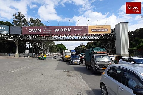A skywalk in Bengaluru