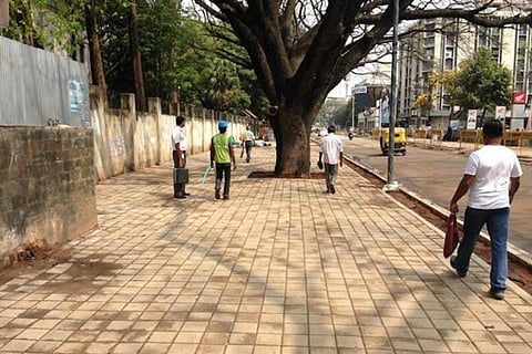 Bellandur residents propose model footpath to promote safe and comfortable walking