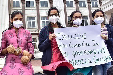 Bengaluru medical students protest