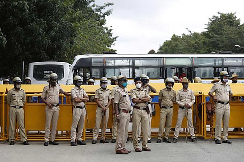 File photo of Bengaluru police personnel