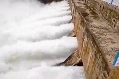 Water released from Bhavanisagar dam