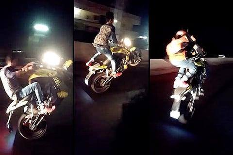 Bike stunts