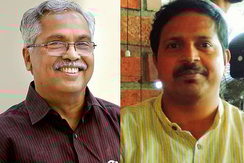 From left: Binoy Viswam, Gilbert Sebastian