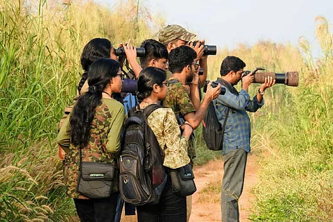 Birdwatchers in Kerala