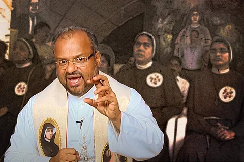 Bishop Franco Mulakkal and the nuns