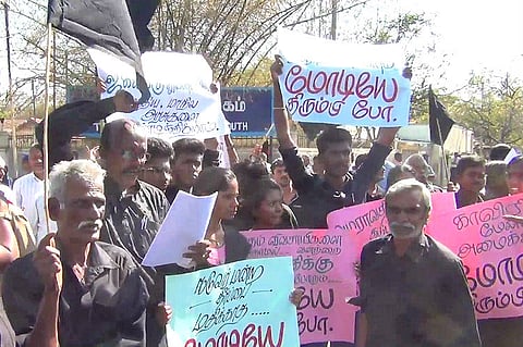 250 persons detained for black flag protest against PM Modi’s participation in Isha Yoga event