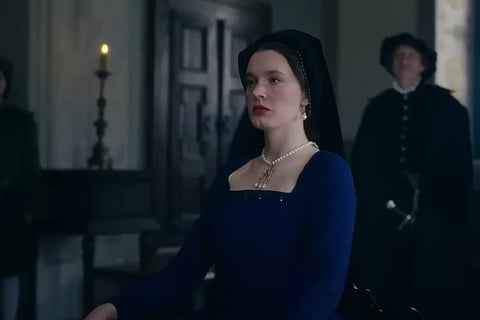 Amy James-Kelly as Anne Boleyn in Blood, Sex, and Royalty