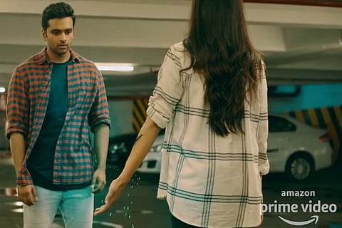 A still from the Telugu film Bombhaat