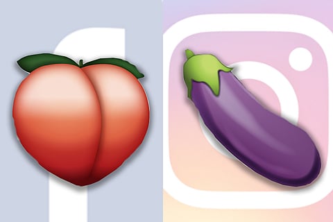 ‘Sexual’ use of peach and brinjal emojis can get you banned on Facebook, Instagram