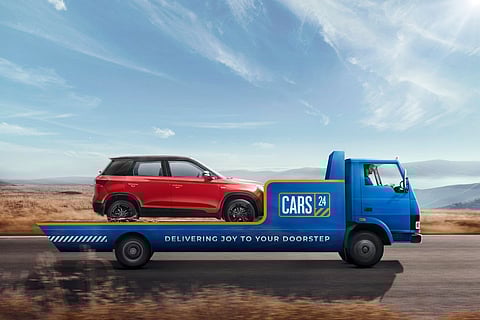 Cars24 delivery truck
