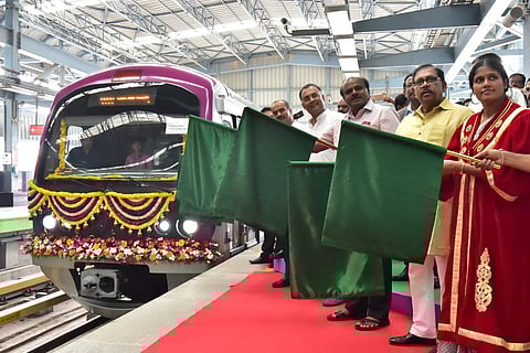Green Line of Bengaluru’s Namma Metro gets its first six-car train
