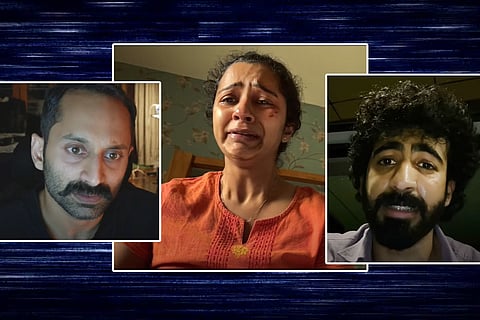 Fahadh Faasil, Darshana and Roshan Mathew in C U Soon